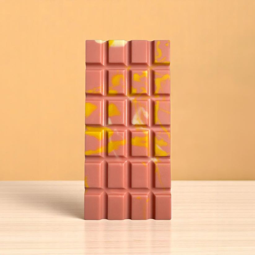 Chocoladereep met Pistachecrème, Roze Chocolade en Knapperige Kadayif